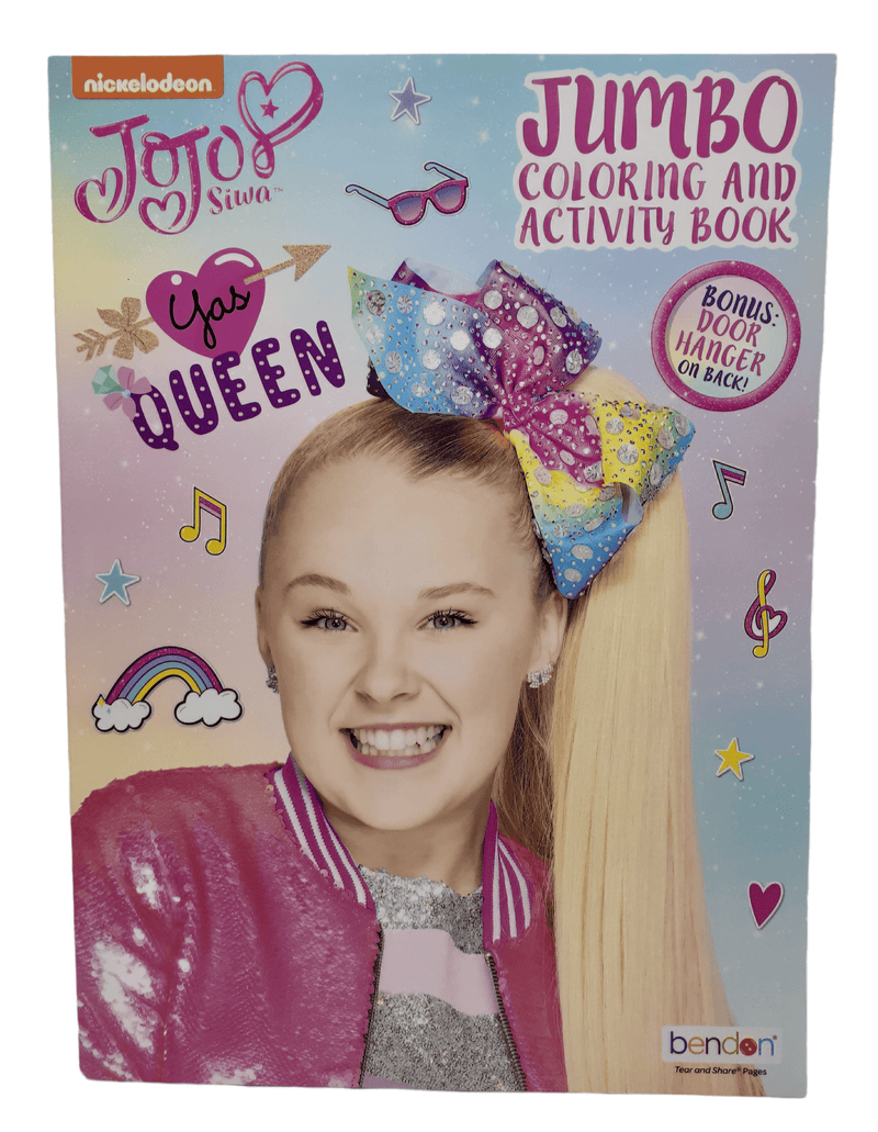 Jumbo Coloring and Activity Book- JOJO Silva.