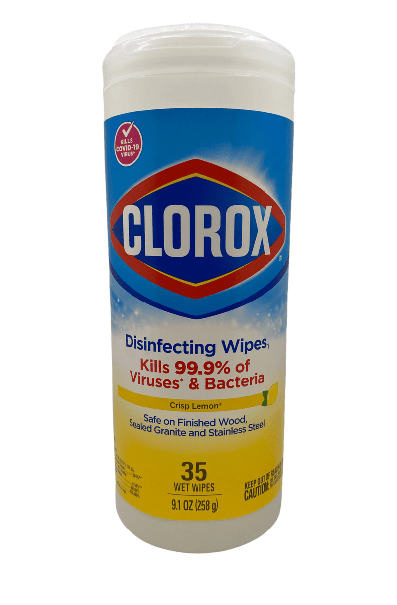 Clorox Disinfecting Wipes - Crisp Lemon.