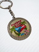 Souvenir de Puerto Rico | Llavero en Metal- Circulo.