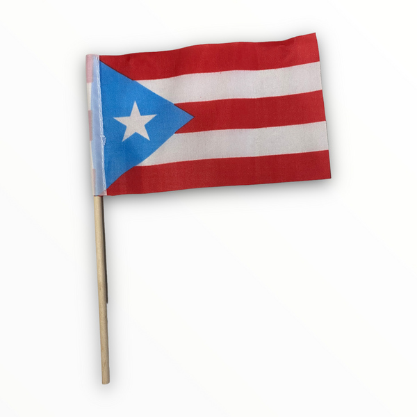 Bandera de Puerto Rico 4''x 6''.