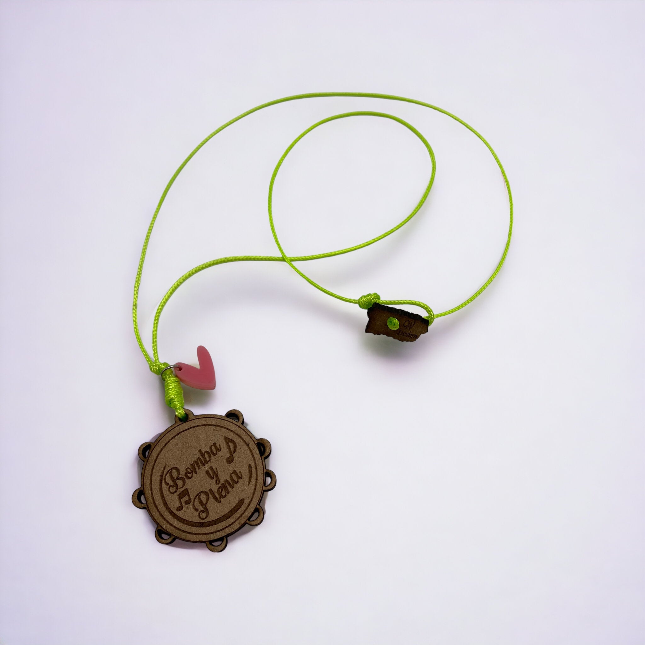 Wood Crafts - Plenera Necklace ''Bomba y Plena'' *One Size*