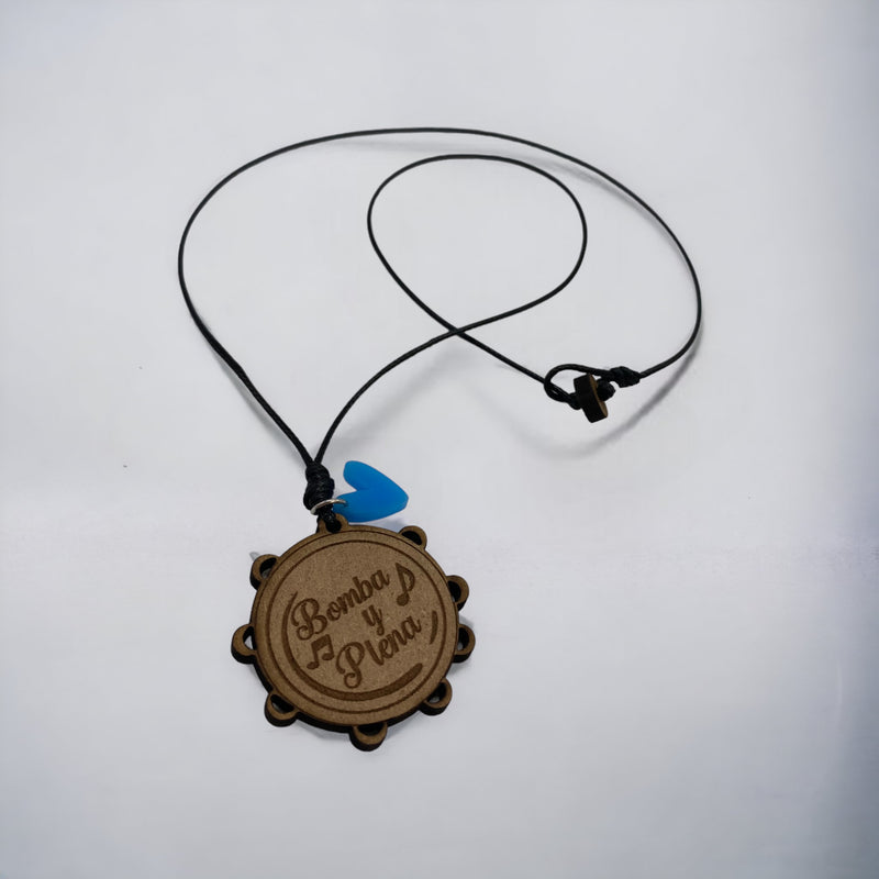 Artesanía en Madera - Collar Plenera ''Bomba y Plena'' *One Size*