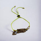 Artesanía en Madera - Pulsera Mapa de Puerto Rico con Reyes Magos  *One Size*