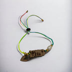 Artesanía en Madera - Pulsera Mapa de Puerto Rico con Reyes Magos  *One Size*