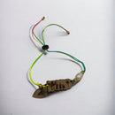 Artesanía en Madera - Pulsera Mapa de Puerto Rico con Reyes Magos  *One Size*