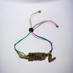 Artesanía en Madera - Pulsera Mapa de Puerto Rico con Reyes Magos  *One Size*