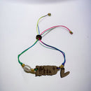 Artesanía en Madera - Pulsera Mapa de Puerto Rico con Reyes Magos  *One Size*