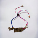 Artesanía en Madera - Pulsera Mapa de Puerto Rico con Reyes Magos  *One Size*