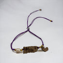 Artesanía en Madera - Pulsera Mapa de Puerto Rico con Reyes Magos  *One Size*