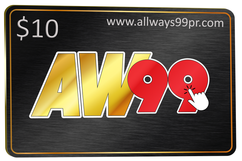 AW99 Gift Card [Digital}.