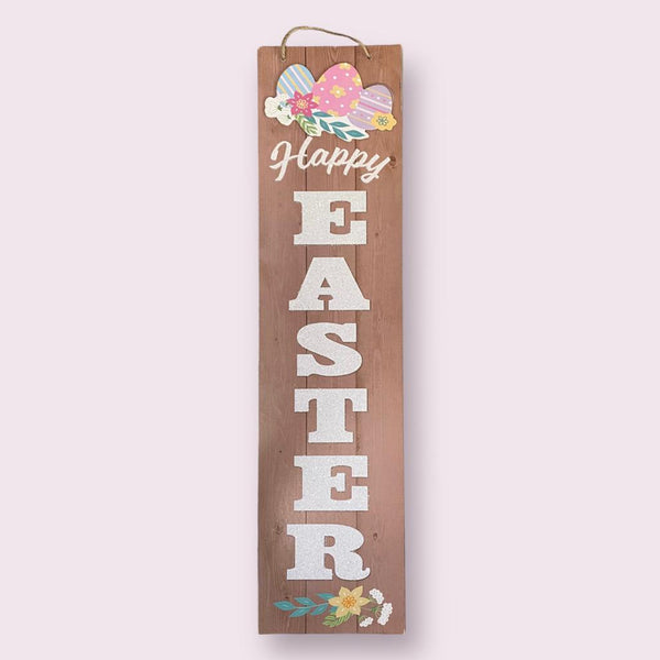 Decoración de Easter - Letrero Colgante Largo (2ft) *NO ENVÍOS POR CORREO*