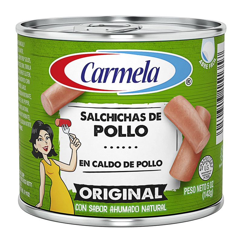 Salchicha Carmela de Pollo (Vienna Sausage).