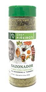 Chef Piñeiro - Sazonador y mas con Curcuma (All Seasoning with Turmeric).