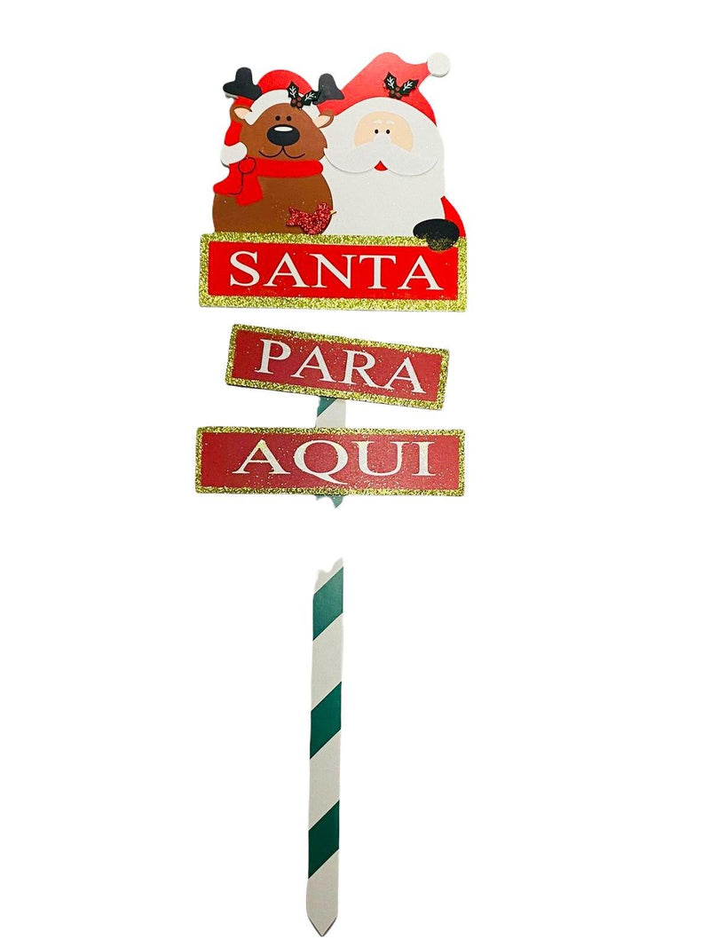 Xmas Yard Stake- Mensajes/Frases *NO ENVÍOS*.