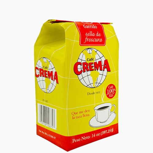 Café Crema 14oz 100% Puro (Ground Coffee).