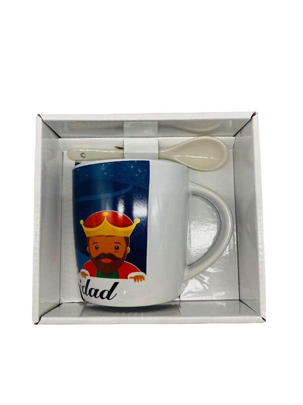 Souvenir de PR- Tazas con Cuchara (Empaque Blanco).