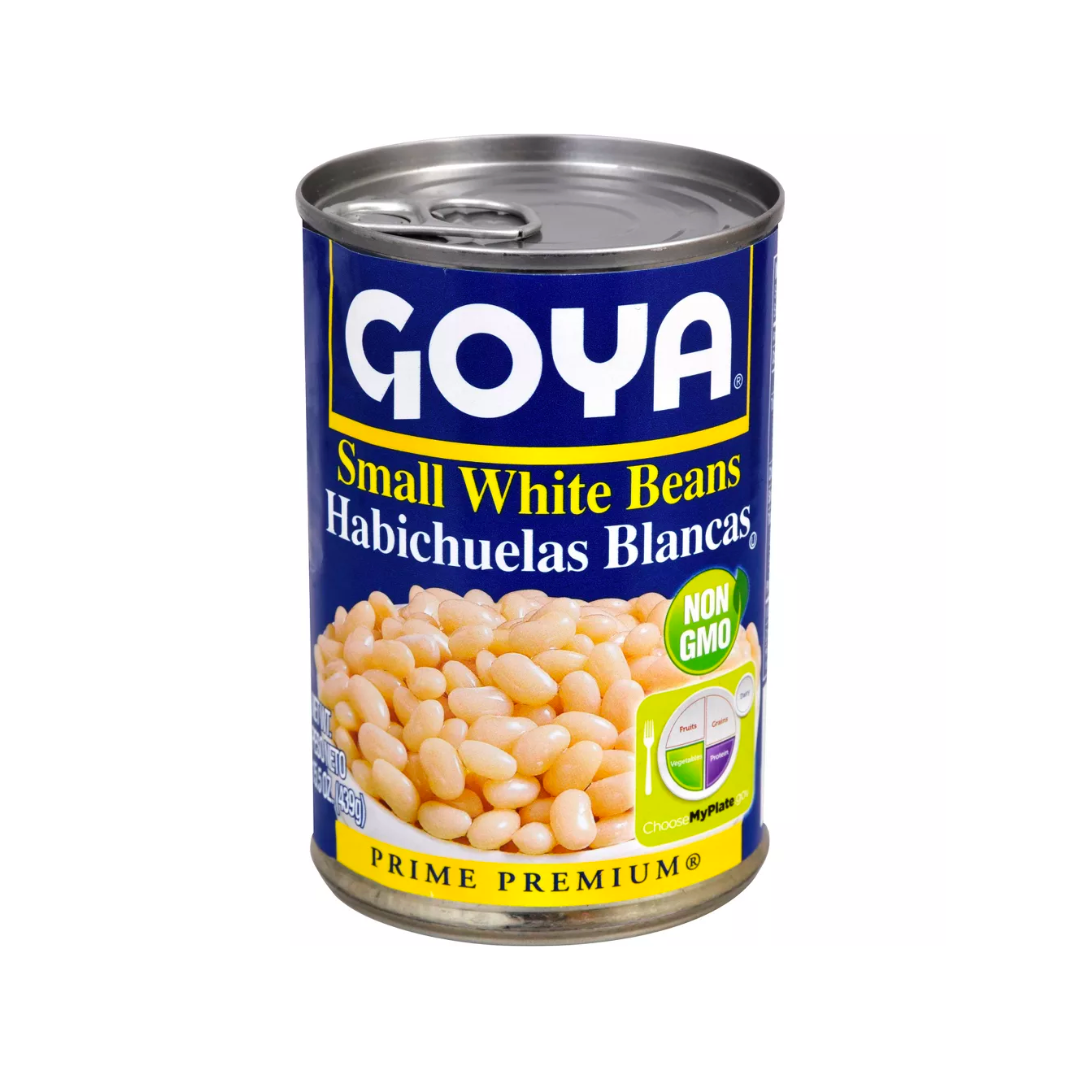 Goya - Habichuelas Blancas 15.5oz (Small White Beans)