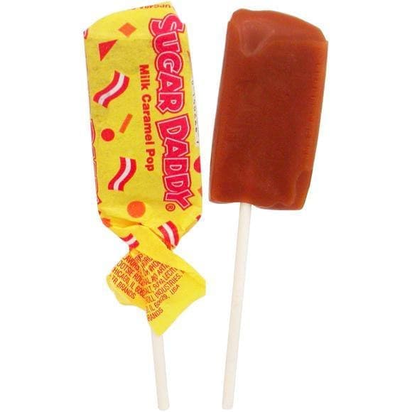 Sugar Daddy Milk Caramel Pop (Tootsie Roll) (6 Pack).