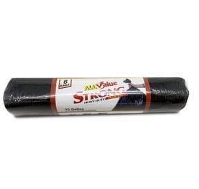 All Value - Bolsas de Basura Strong Heavy Duty (33Gal / 8pcs).