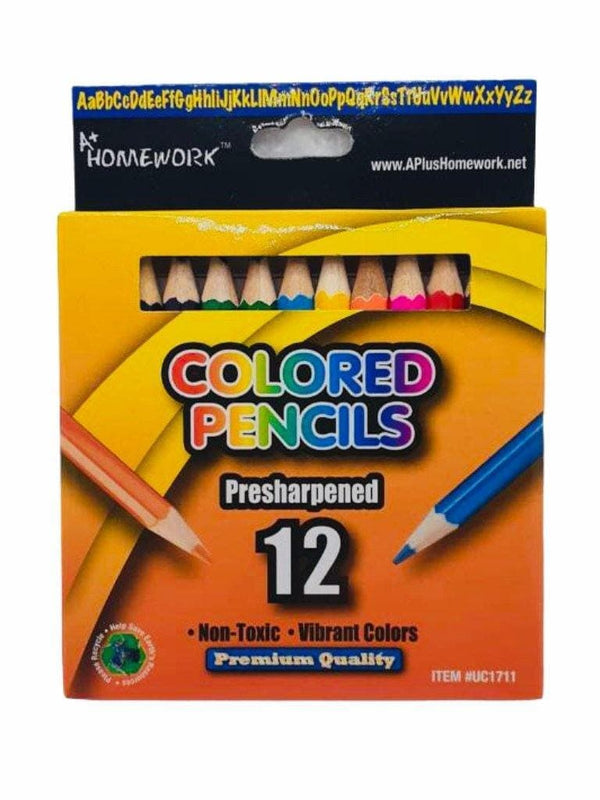 (A+) Homework - Lapices de Colores Mini (12 Piezas).