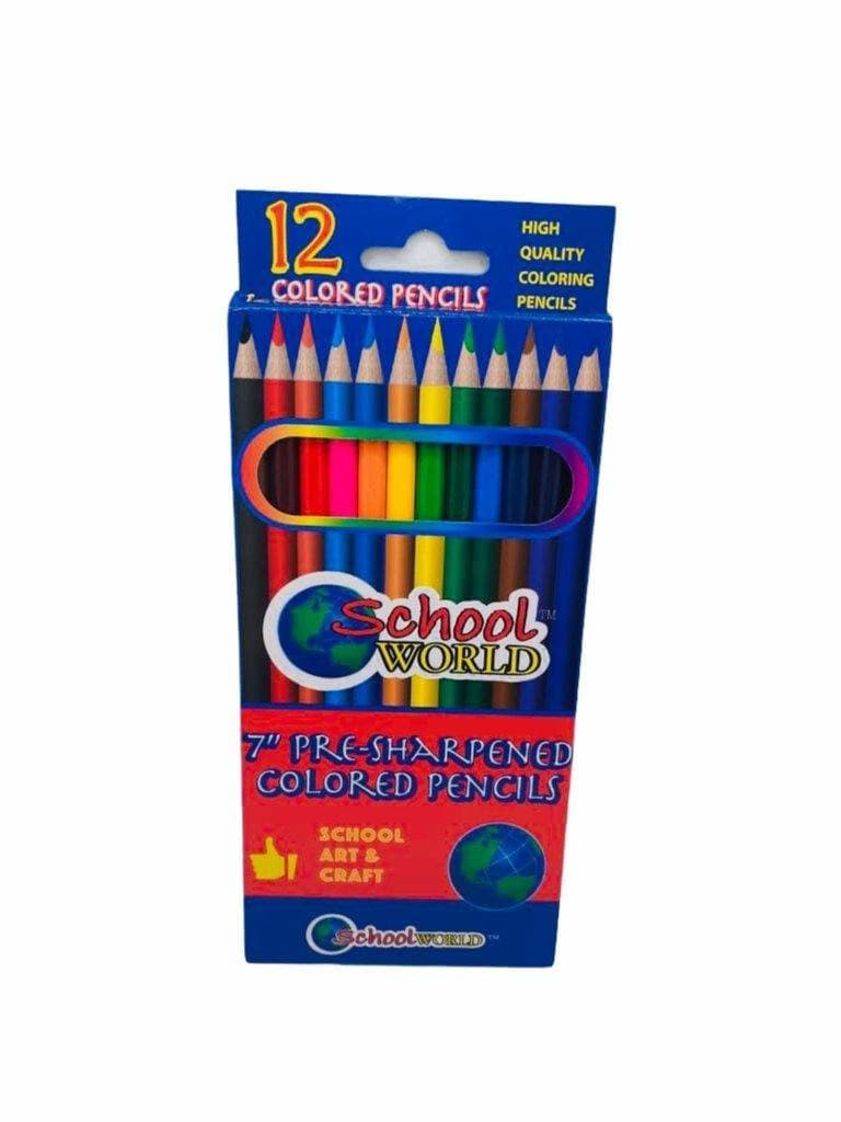 School World - Lapices de Colores (12 Piezas).