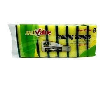 All Value - Esponja con Lado Abrasivo Super.