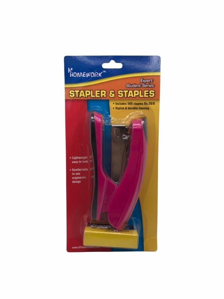 A+ Homework - Stapler & Staples.