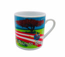 Souvenir Puerto Rico - Tazitas de Cafe Decorativas (2.3").