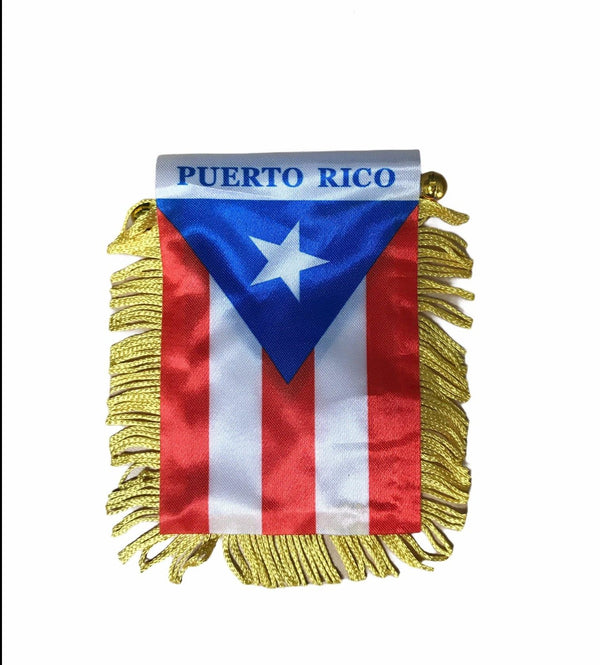 Souvenir Puerto Rico - Bandera (4" x 6").