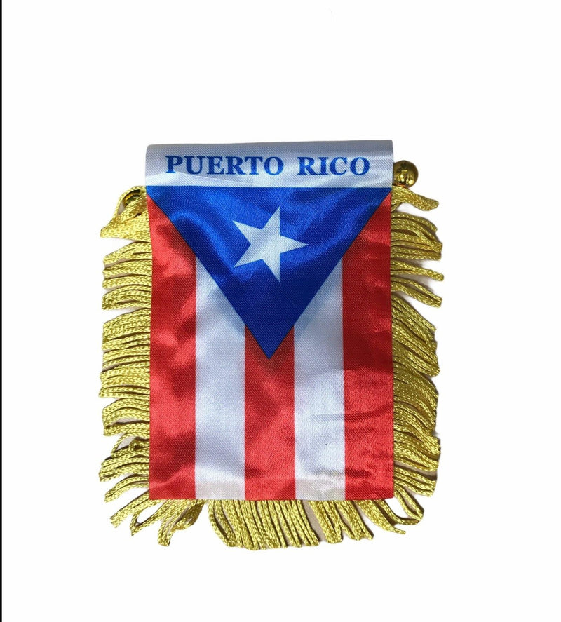 Souvenir Puerto Rico - Bandera (4" x 6").