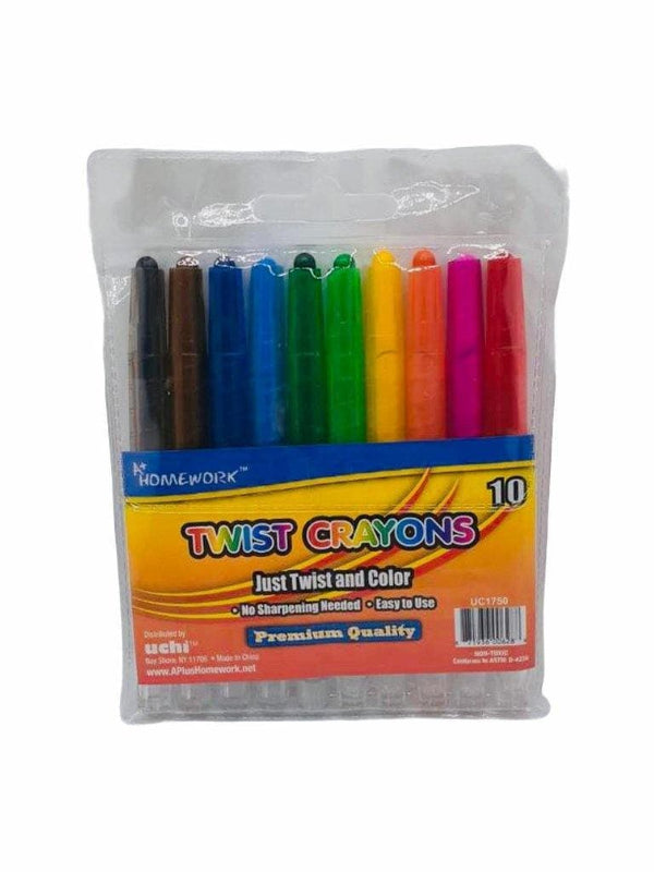 (A+) Homework - Lapices de Colores Twist (10 Piezas).