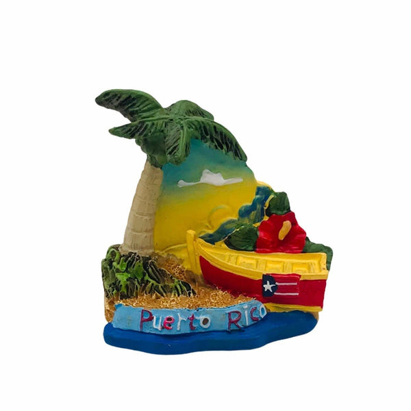 Souvenir Puerto Rico - Figura (3" x 2").