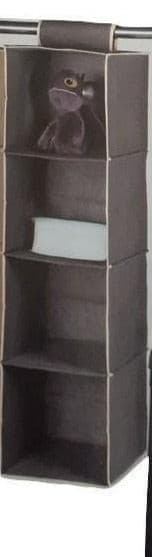 4 Tier Hanging Closet Organizer.