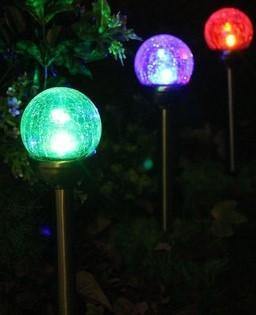 Luz Solar de Jardín - "Crack Ball" (10").