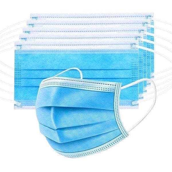Mascarillas Azul para Adultos (10 Piezas).