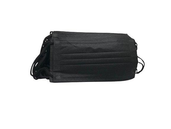 Mascarillas Negras para niños (50 Piezas).