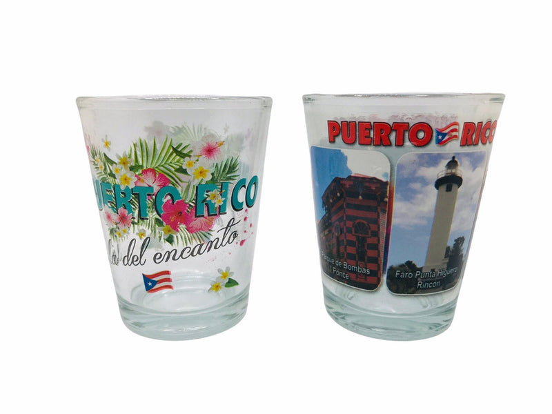 Souvenir Puerto Rico - Shot Glass (2 Piezas).