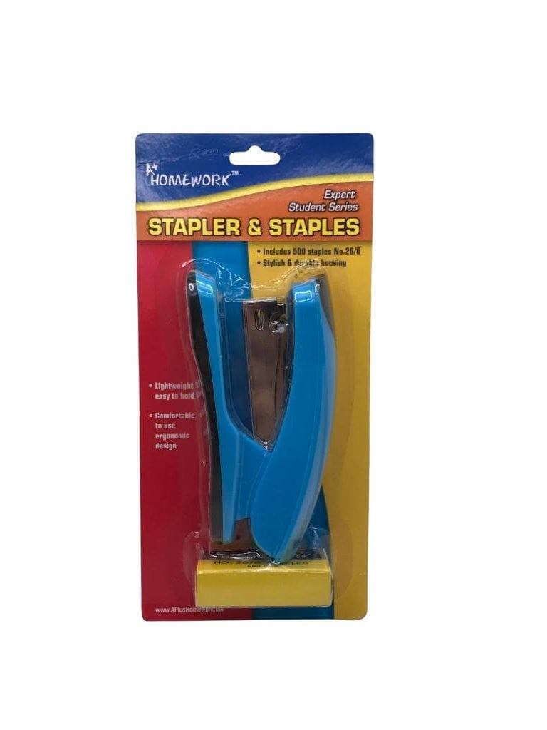 A+ Homework - Stapler & Staples.