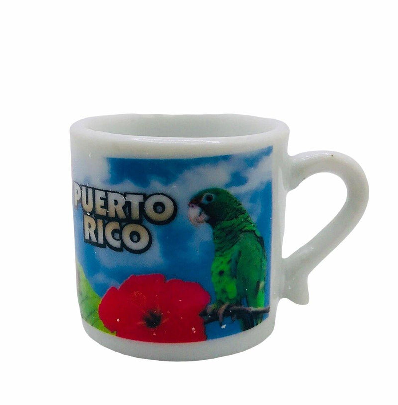 Souvenir Puerto Rico - Mini Tazitas Decorativas (1").