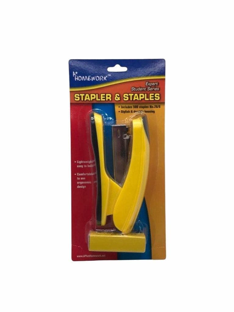 A+ Homework - Stapler & Staples.