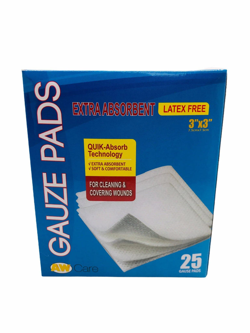 Pads de gasas (25 Piezas).