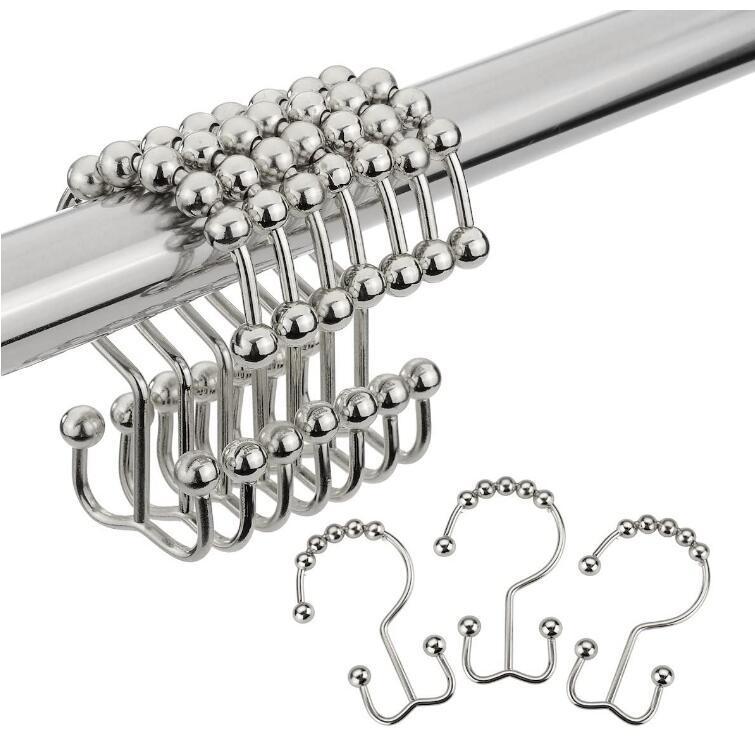 AW Home- 12pcs Shower Curtain Hooks (C).